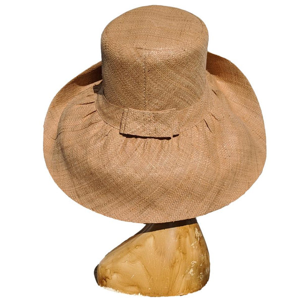 5" BRIM AUDREY RAFFIA HAT | SHAPEABLE BRIM | TAN